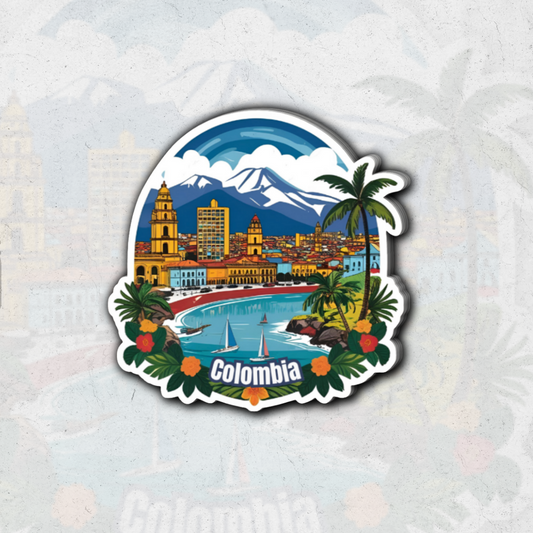Colombia Country (SK Exclusive)- glossy vinyl sticker