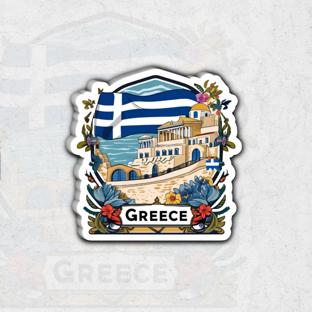 Greece Country (SK Exclusive)- glossy vinyl sticker