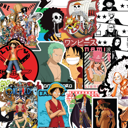 one piece pack - glossy vinyl sticker