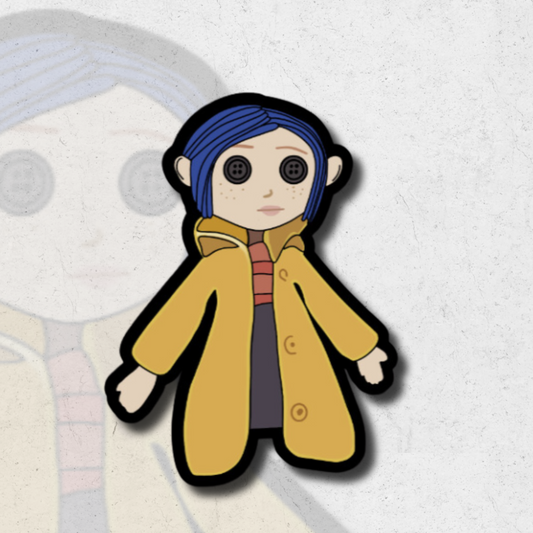 Coraline (SK exclusive) - matte vinyl sticker