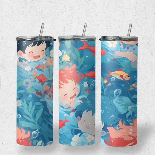 ponyo art tumbler