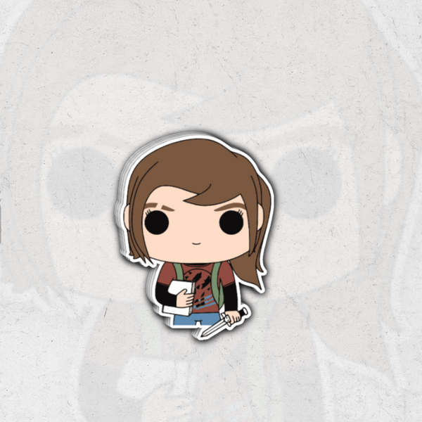 The last of us ellie - Holographic vinyl sticker – sk sticker