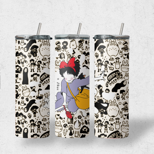 Kiki's delivery b/w tumbler