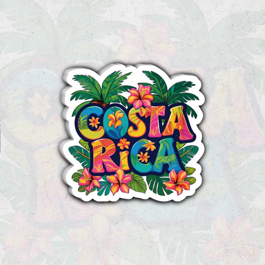 Costa Rica Country (SK Exclusive)- glossy vinyl sticker