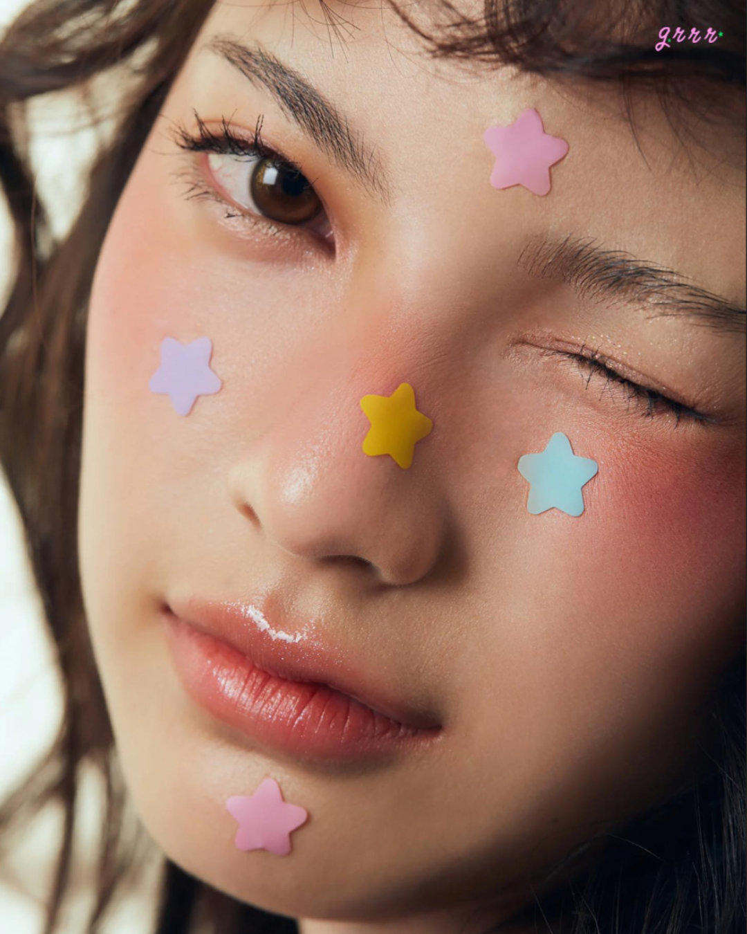GRRR Beauty Hydrocolloid Acne Patches – 24 Dots (Pop Star Design)