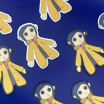 Coraline (SK exclusive) - matte vinyl sticker