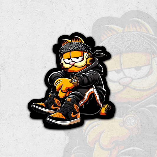 Garfield Dopeness - Holographic Vinyl sticker