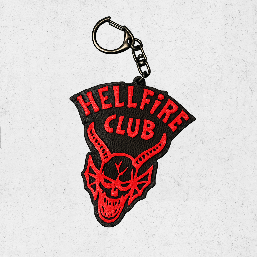 Hellfire club ( stranger things ) Keychain