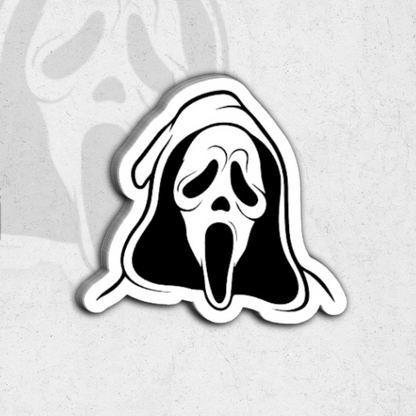 Ghost face pack (scream) - Glossy vinyl sticker