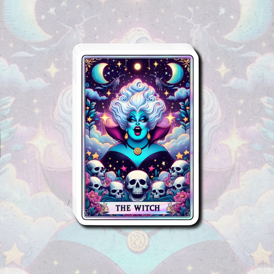 Ursula tarot sticker  - Holographic vinyl sticker