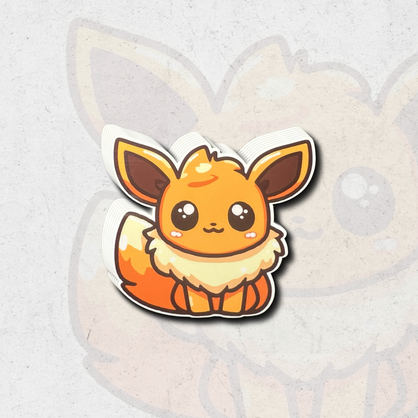 Pokémon kleurplaat - glossy vinyl sticker