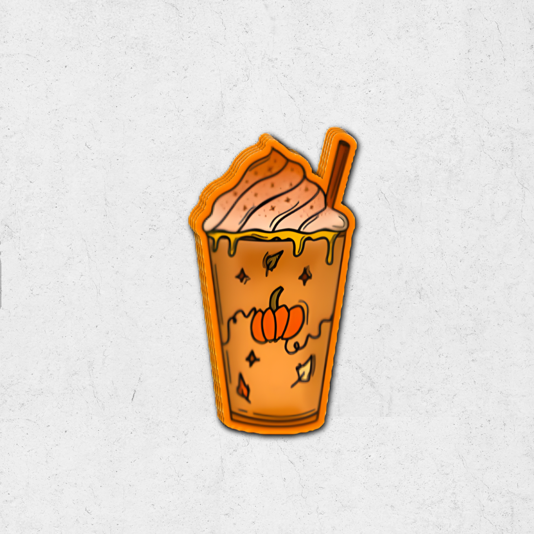 Pumpkin Spice Latte(Sk Exclusive)- glossy vinyl sticker