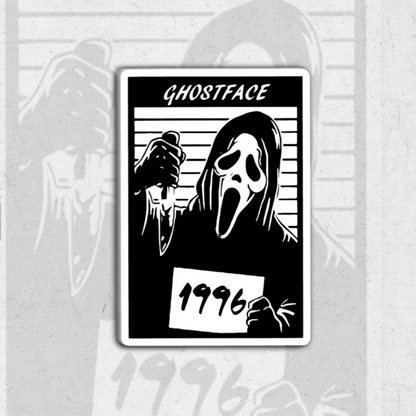 Ghost face pack (scream) - Glossy vinyl sticker