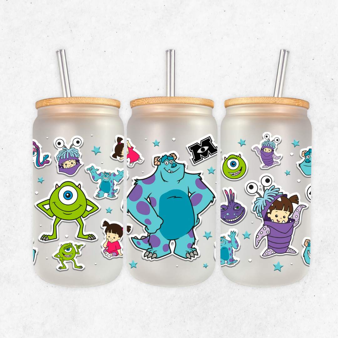 Monster inc (Disney) glass cup