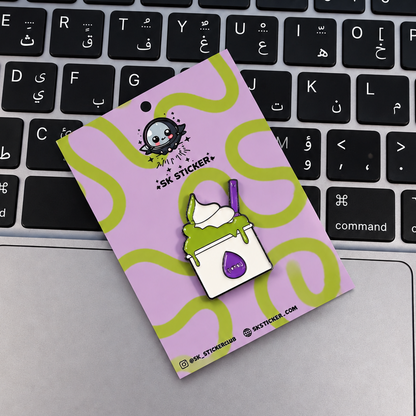 pick = metal sticker - بك ستيكر معدن