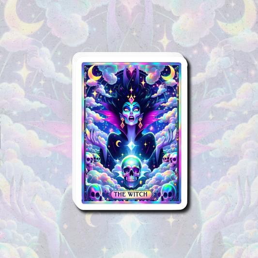 The witch tarot sticker  - Holographic vinyl sticker