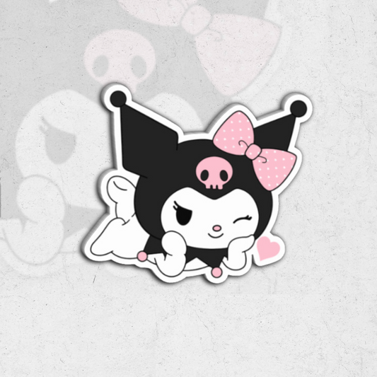 kuromi fyonka - Glossy vinyl sticker