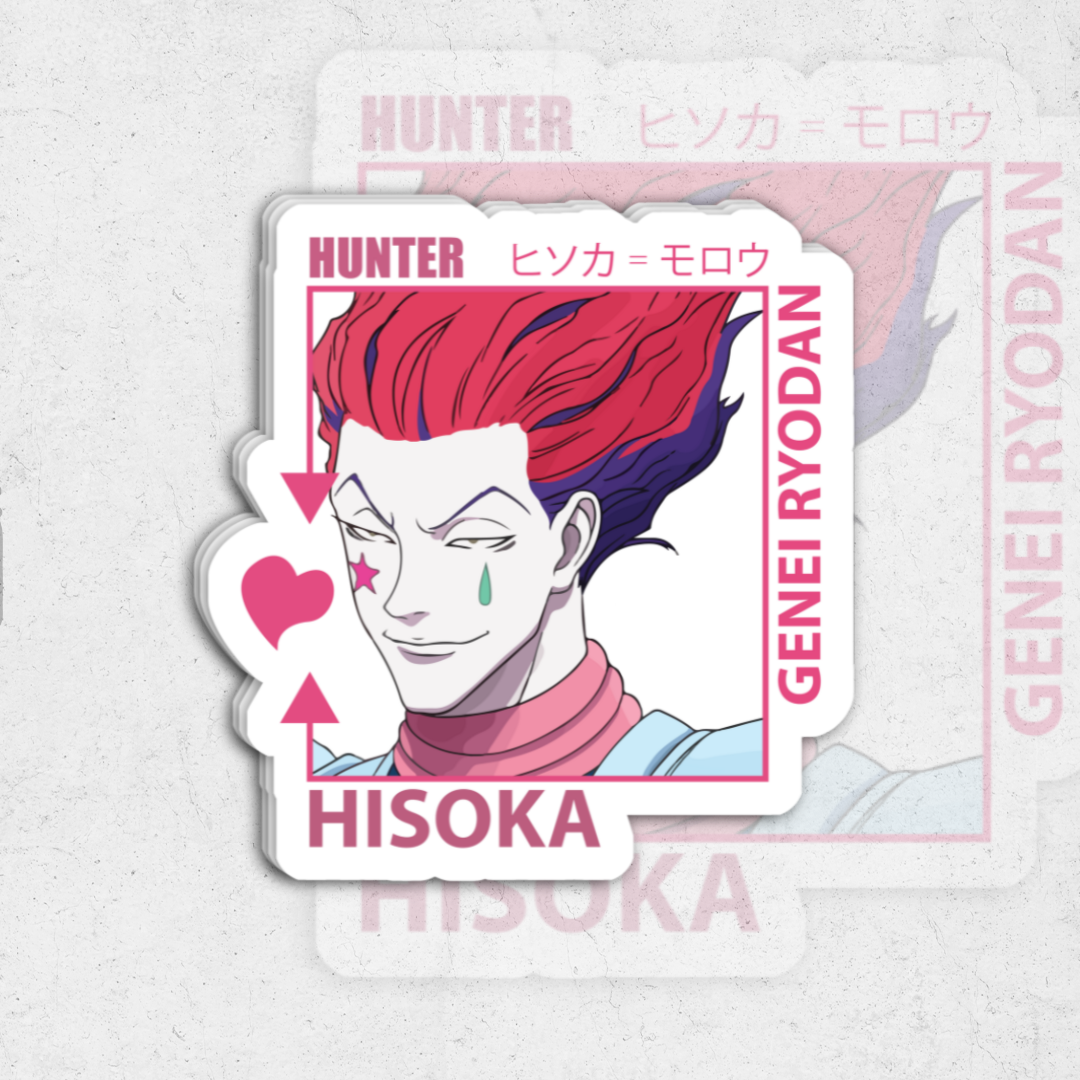 HISOKA2 (HXH) - Glossy vinyl sticker