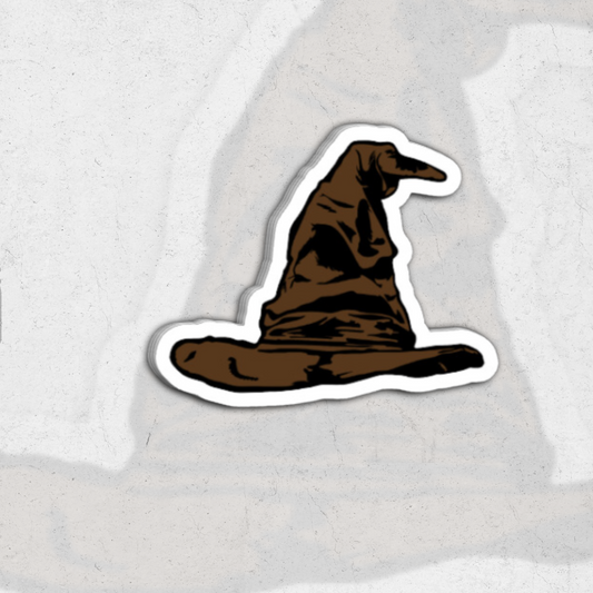 The Sorting Hat (harry potter) - glossy vinyl sticker