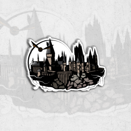 Hogwarts castle (harry potter) - glossy vinyl sticker