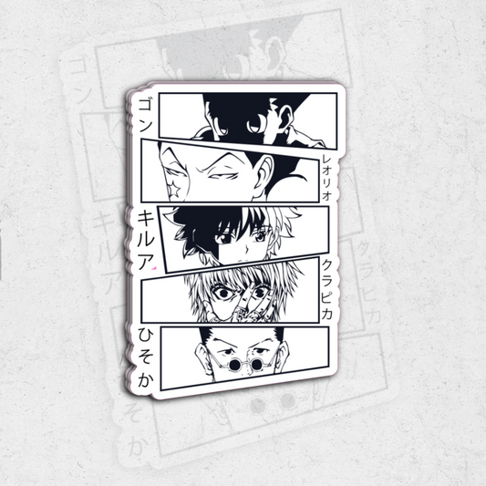 HXH 1 - glossy vinyl sticker