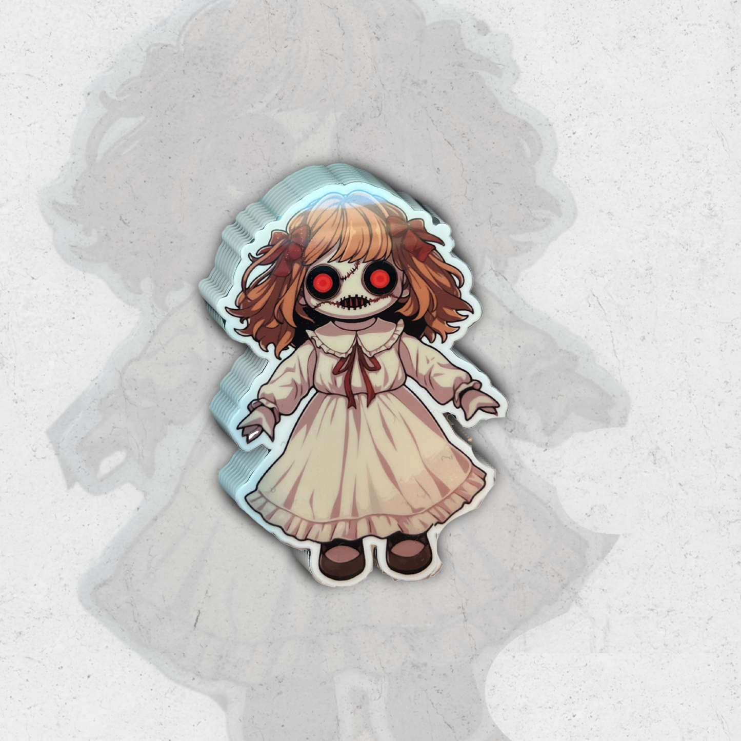 annabelle - glossy vinyl sticker