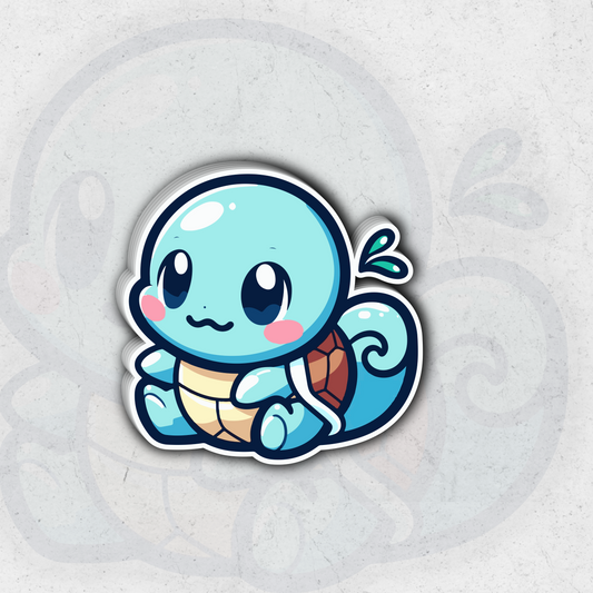 Pokémon squirtle - glossy sticker