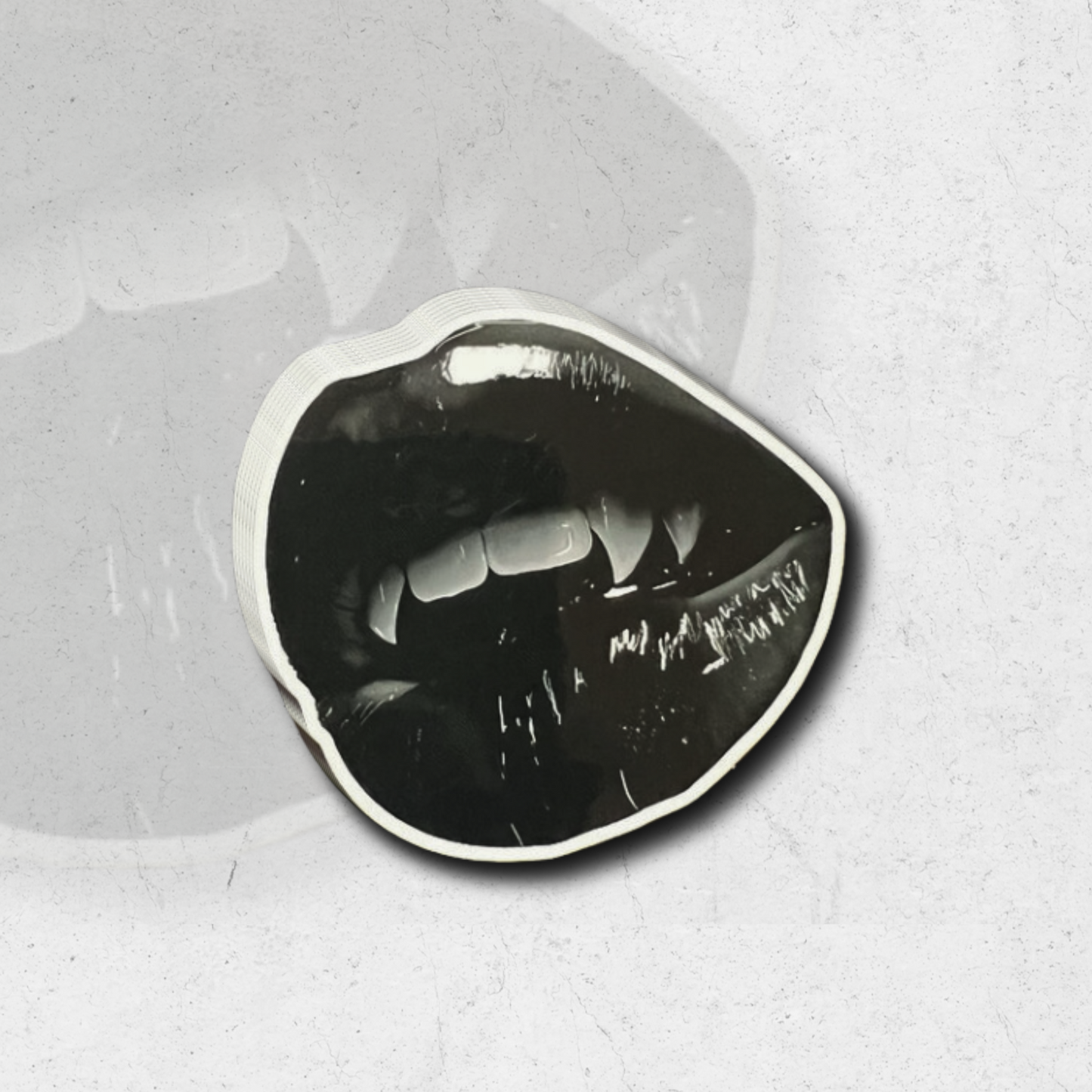 vampire lips ( SK exclusive) glossy vinly sticker