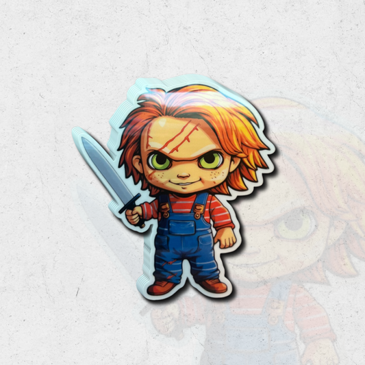 Chucky - glossy vinyl sticker