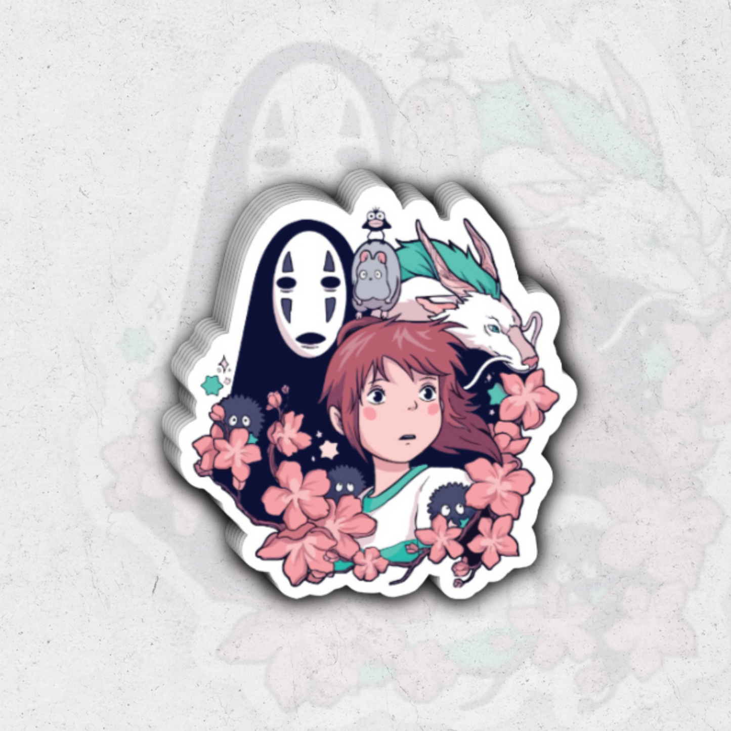 Spirited away - glossy vinly sticker