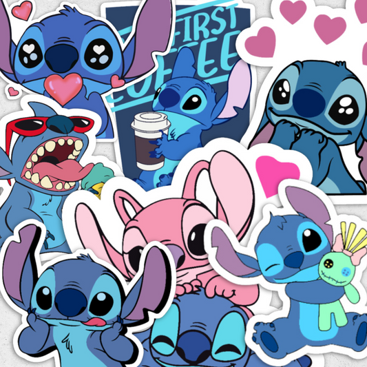 Stitch pack- holographic sticker