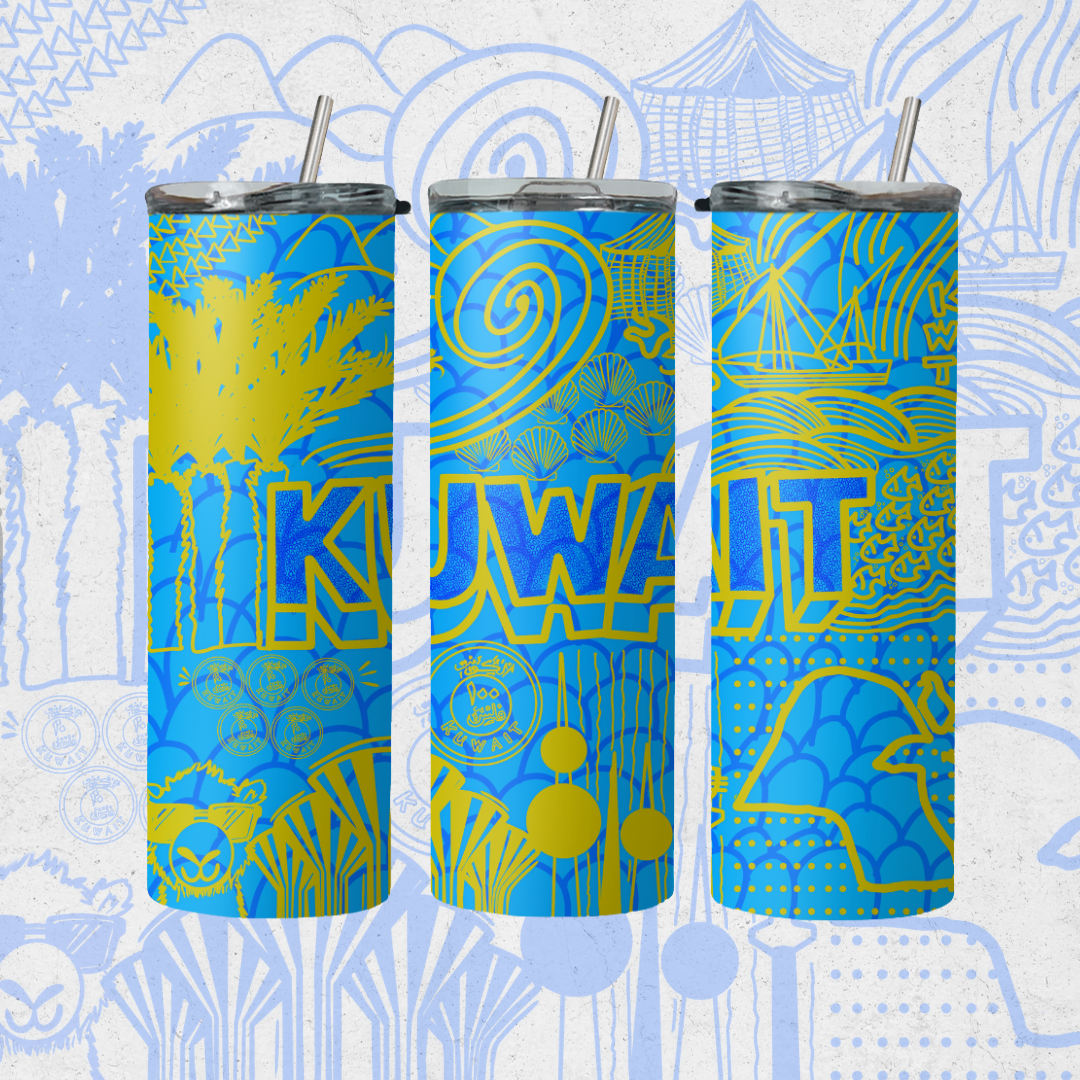 Kuwait the Blue pearl tumbler