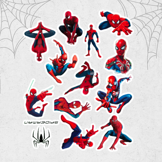 Spiderman pack- vinyl sticker