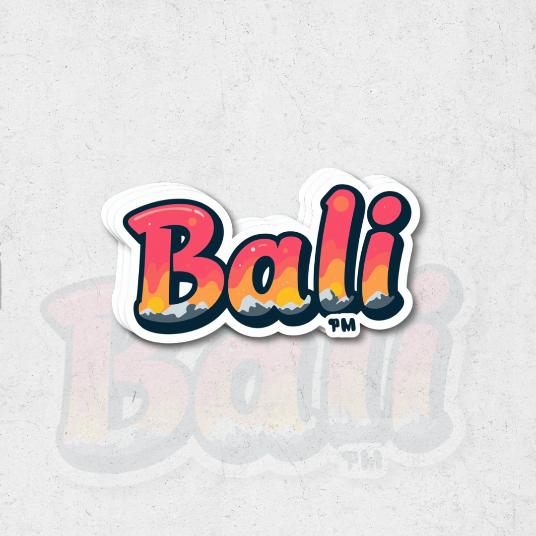 Bali ( SK Exclusive) - glossy vinyl sticker