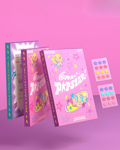 GRRR Beauty Hydrocolloid Acne Patches – 24 Dots (Pop Star Design)
