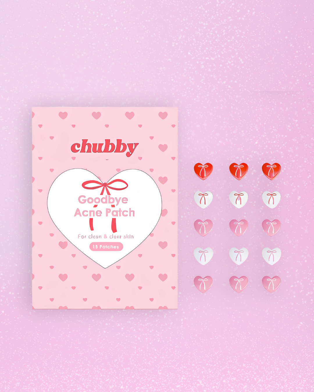 Chubby Goodbye Acne Patch – Daisy & Ribbon Edition 15 Dots